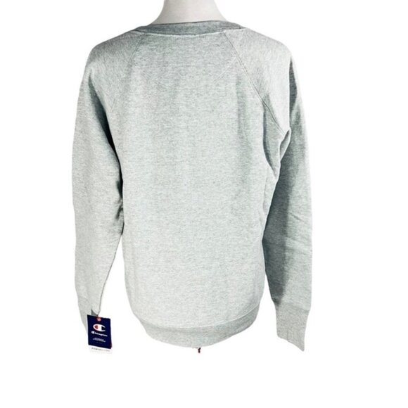 Champion  Powerblend Classic sweatshirt grey crewneck Style GF567 Size M - Picture 4 of 14